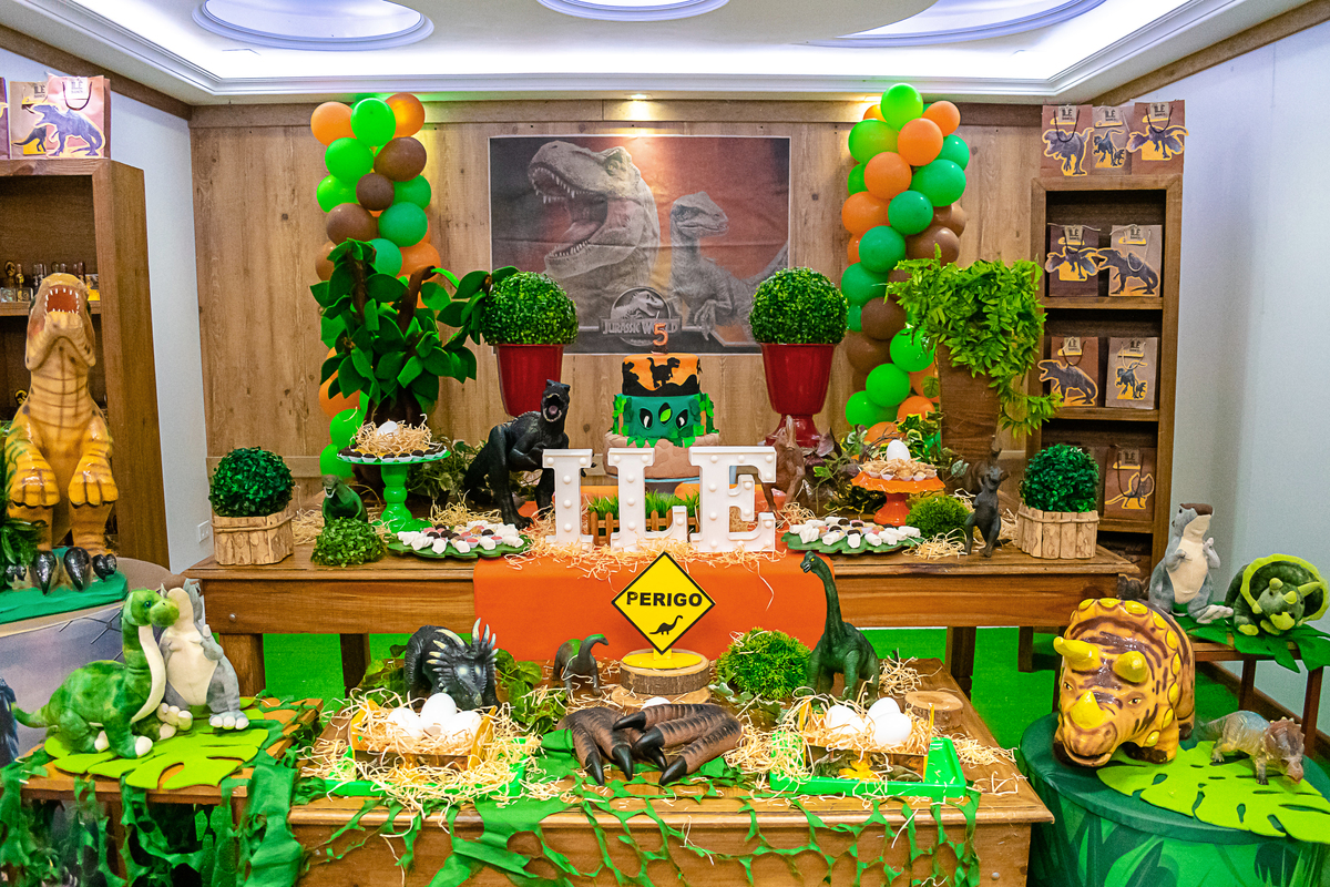 5 anos do Ilê | Fotografia de Festa Infantil | Tema Jurassic Park | Mansão dos Sonhos - Grajaú, Rio de Janeiro (RJ)