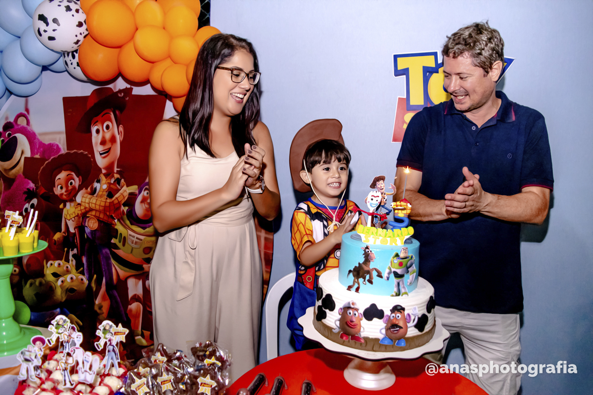 3 anos do Bernardo | Fotografia de Festa Infantil | Tema ToyStory | Jacarepaguá, Rio de Janeiro (RJ)