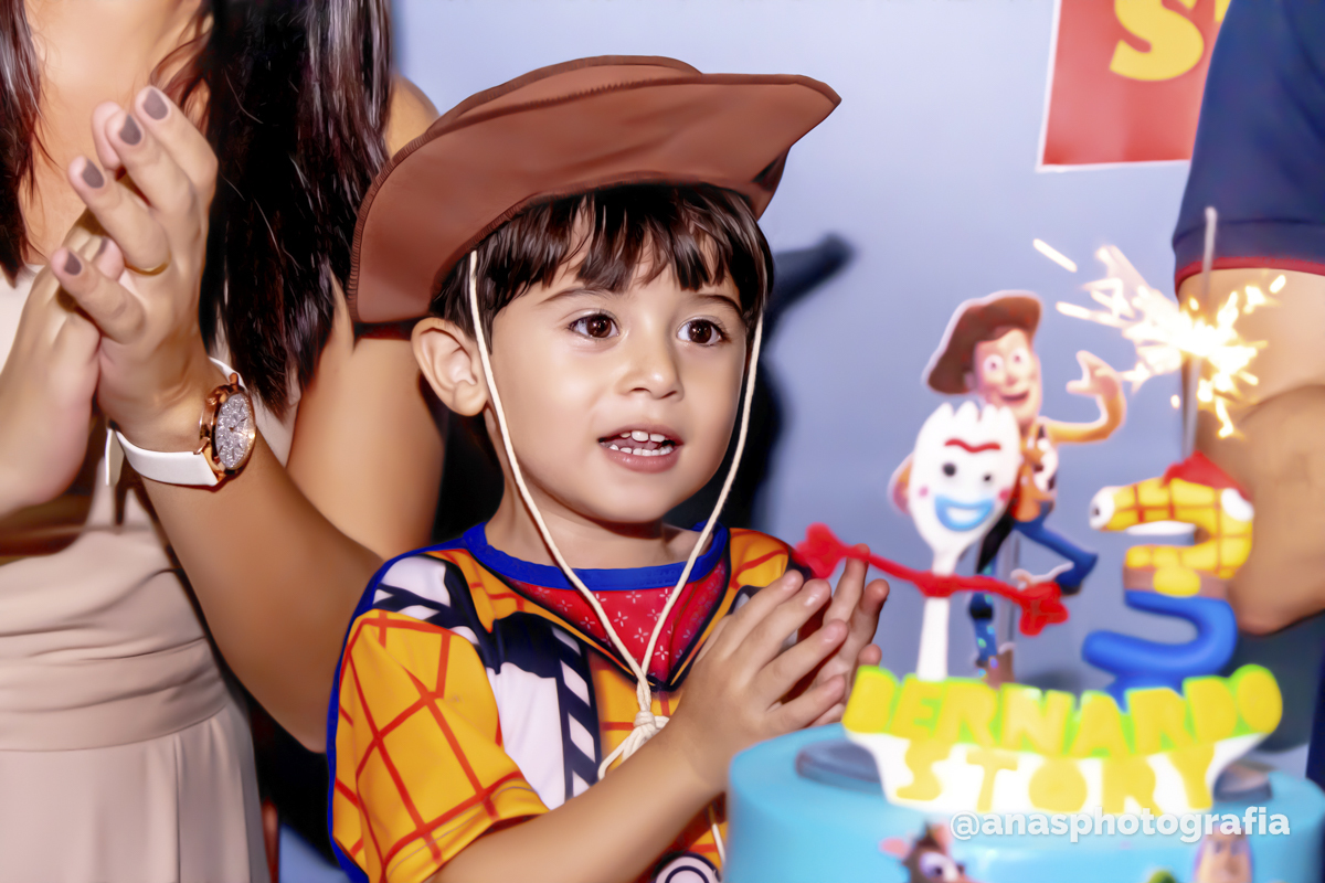 3 anos do Bernardo | Fotografia de Festa Infantil | Tema ToyStory | Jacarepaguá, Rio de Janeiro (RJ)