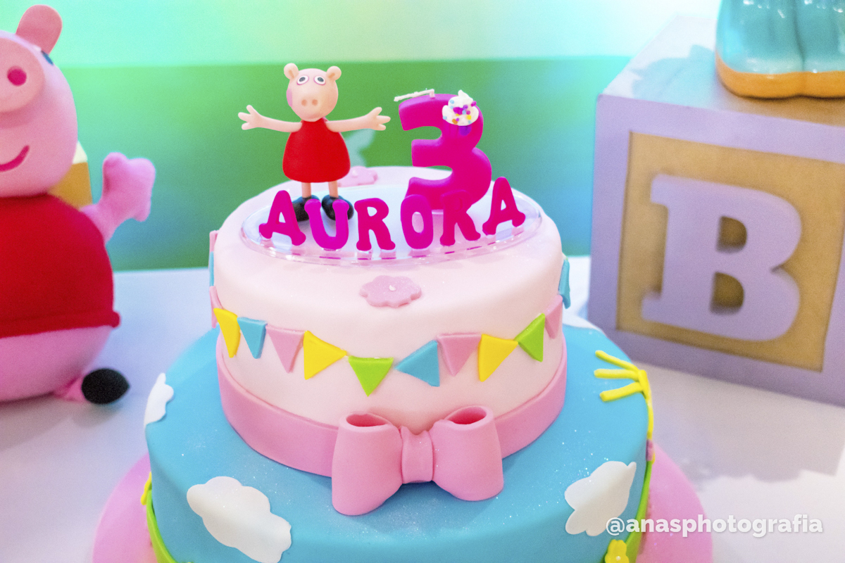 3 aninhos da Aurora | Fotografia Infantil: Peppa | Festa em São Cristóvão - Rio de Janeiro