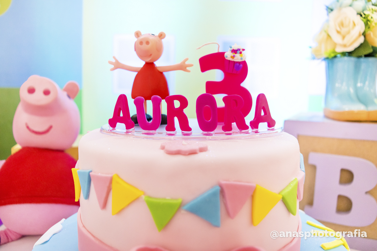 3 aninhos da Aurora | Fotografia Infantil: Peppa | Festa em São Cristóvão - Rio de Janeiro