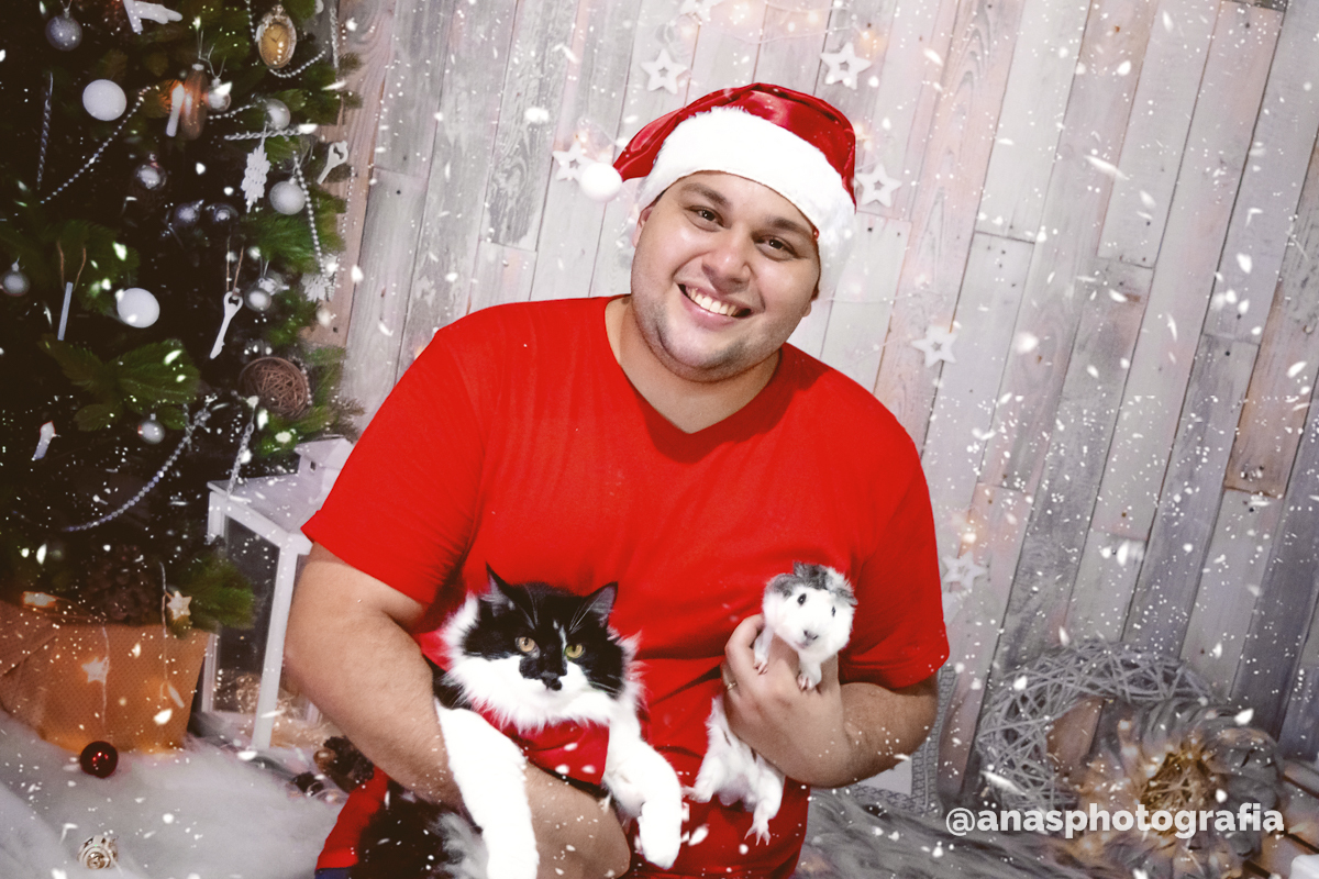 Ensaio de Natal no Estúdio - Cascadura, Rio de Janeiro | Ensaio em Família | Fotógrafo de Natal | Fotografia de Natal | Fotógrafo Natalino - Rio de Janeiro