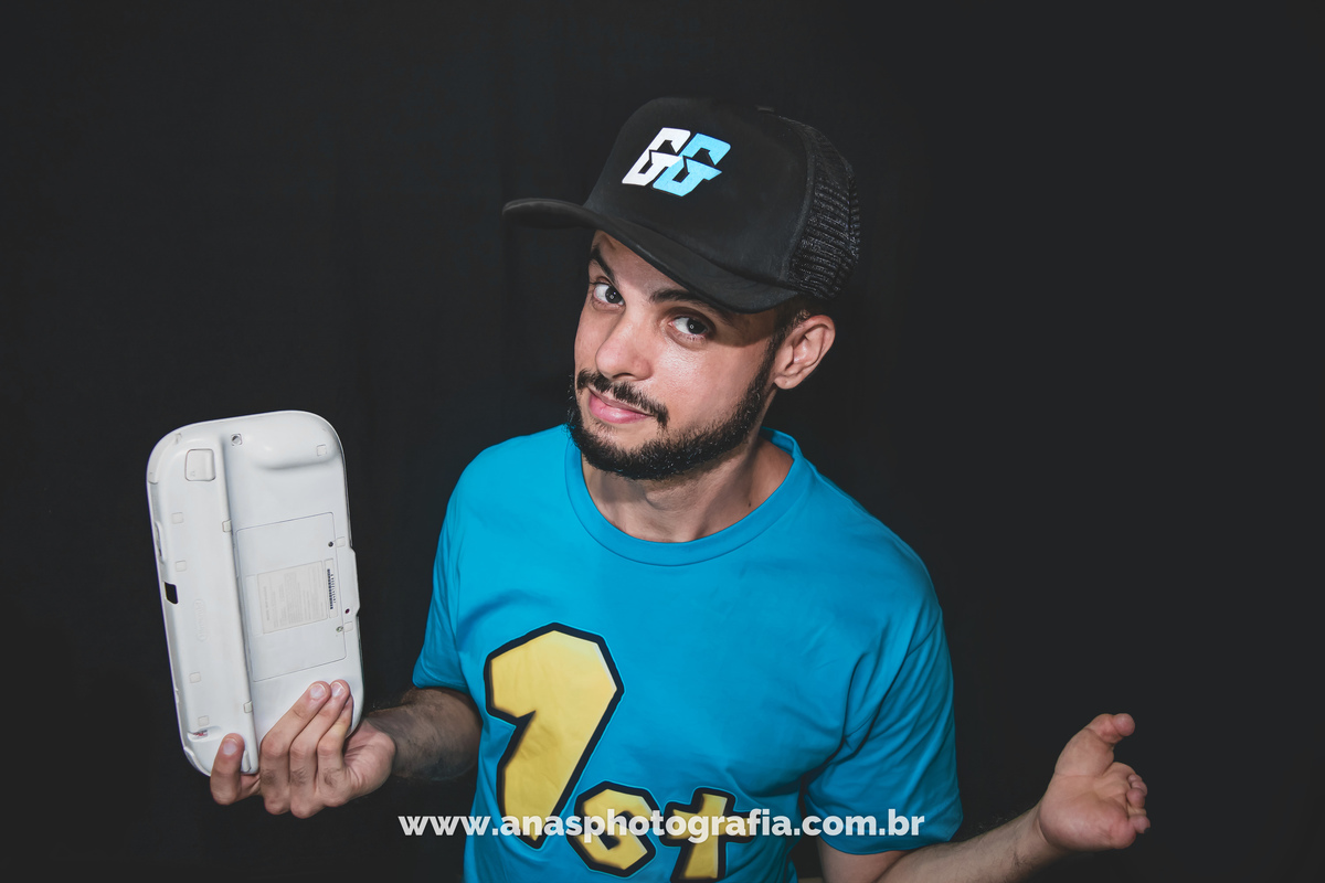 Ensaio Retrato Streamer | Fotógrafo Gamer | Fotografia de Streamer | GGeasy Streamer | Printare | LuanVoyp | Nintendo - Rio de Janeiro 