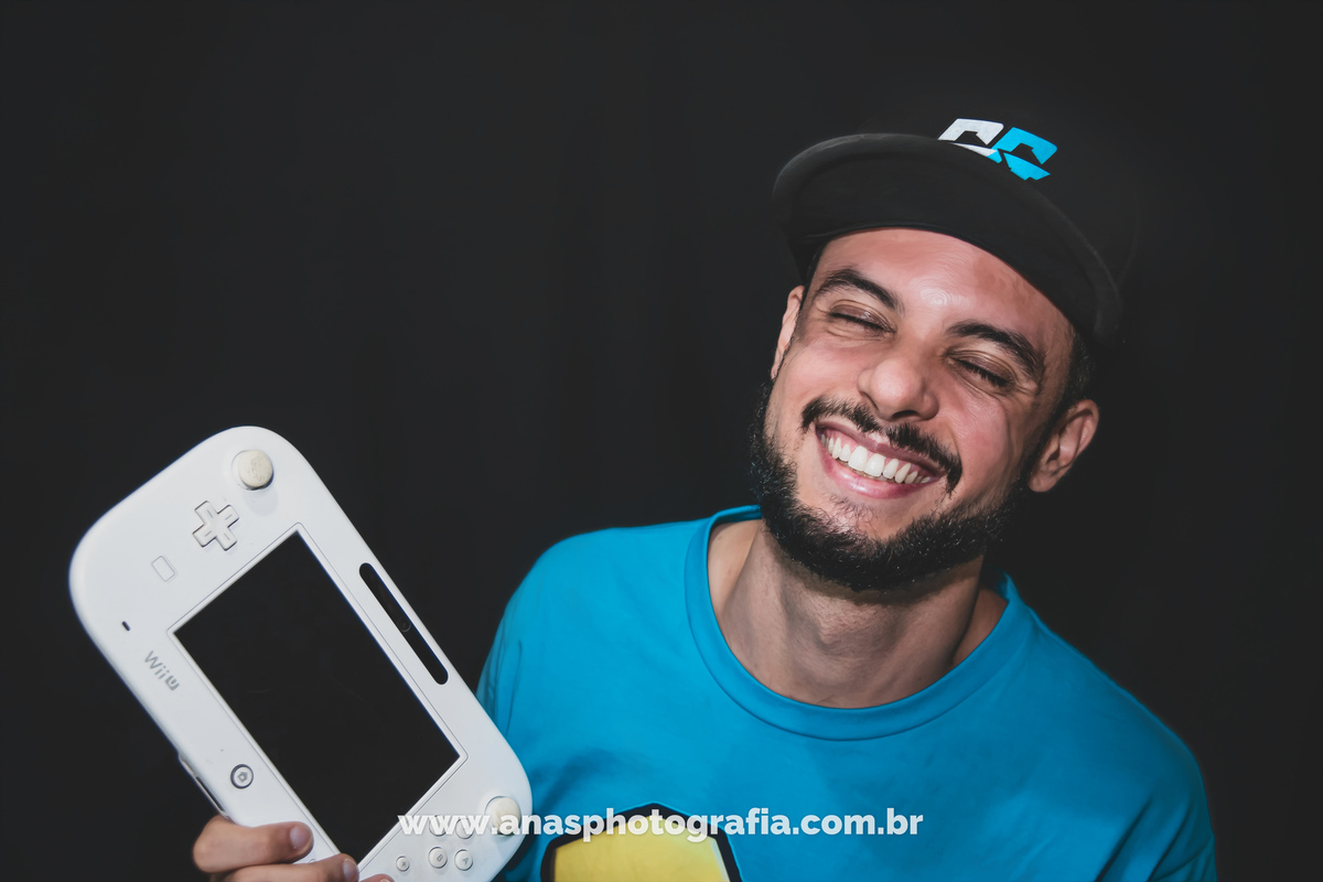Ensaio Retrato Streamer | Fotógrafo Gamer | Fotografia de Streamer | GGeasy Streamer | Printare | LuanVoyp | Nintendo - Rio de Janeiro 