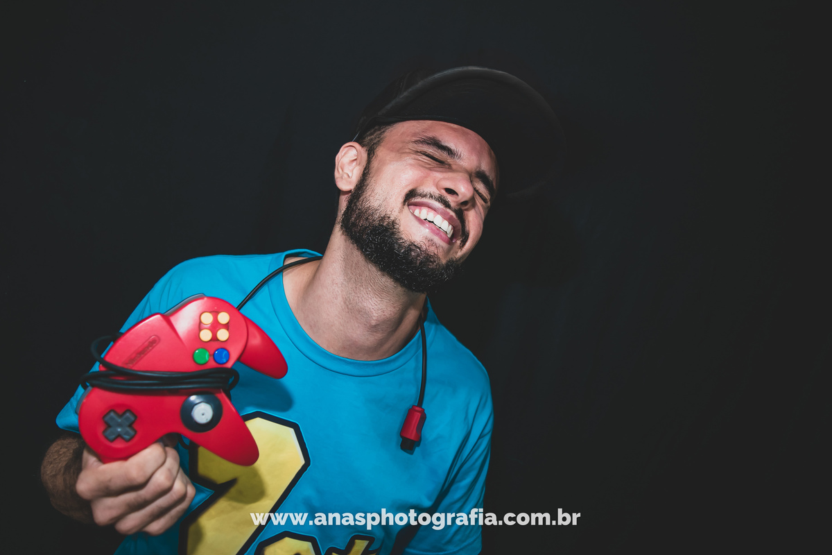 Ensaio Retrato Streamer | Fotógrafo Gamer | Fotografia de Streamer | GGeasy Streamer | Printare | LuanVoyp | Nintendo - Rio de Janeiro 