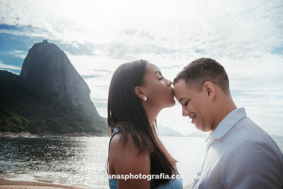 Ensaio Pré Wedding na Praia Vermelha, Rio de Janeiro | Ensaio Pré Casamento Janaina & Alef | Fotografo de Casamento Rio de Janeiro - RJ