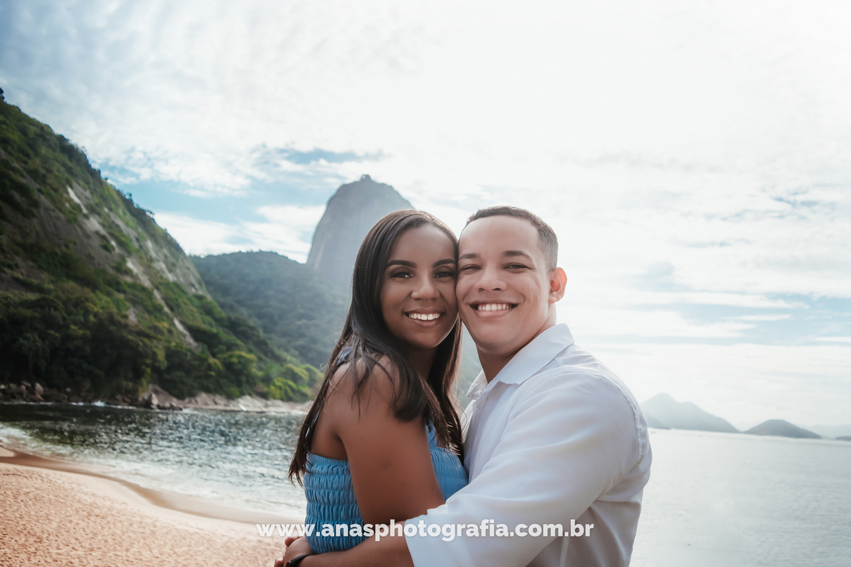 Ensaio Pré Wedding na Praia Vermelha, Rio de Janeiro | Ensaio Pré Casamento Janaina & Alef | Fotografo de Casamento Rio de Janeiro - RJ