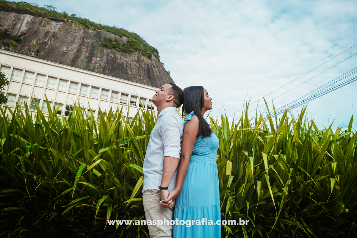 Ensaio Pré Wedding na Praia Vermelha, Rio de Janeiro | Ensaio Pré Casamento Janaina & Alef | Fotografo de Casamento Rio de Janeiro - RJ