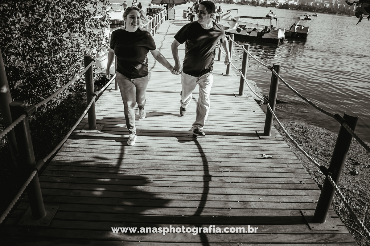 Ensaio Pré Wedding na Lagoa Rodrigo de Freitas, Rio de Janeiro | Ensaio Pré Casamento Aline & Leonardo | Fotografo de Casamento Rio de Janeiro - RJ