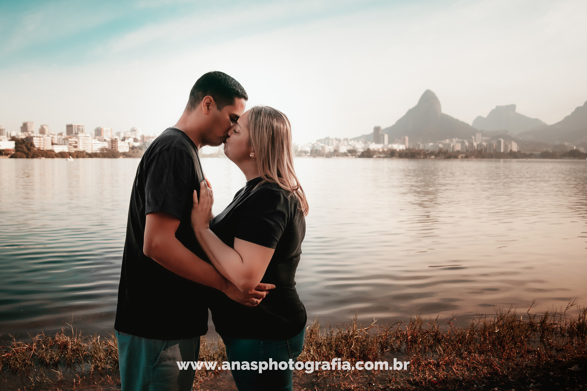 Ensaio Pré Wedding na Lagoa Rodrigo de Freitas, Rio de Janeiro | Ensaio Pré Casamento Aline & Leonardo | Fotografo de Casamento Rio de Janeiro - RJ