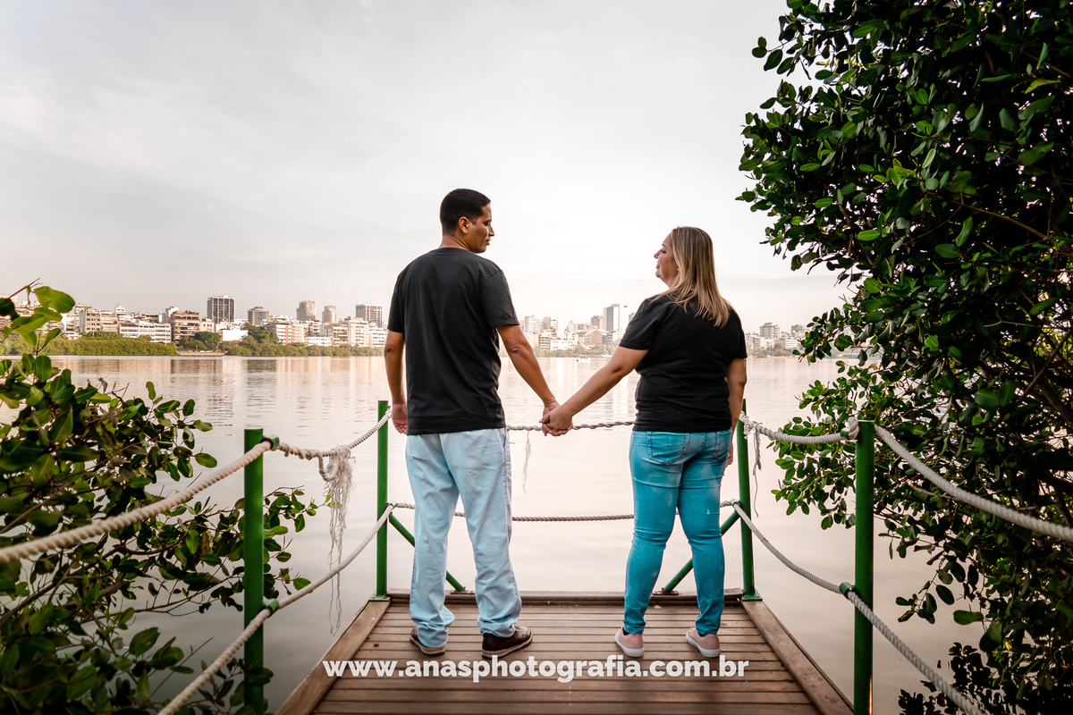 Ensaio Pré Wedding na Lagoa Rodrigo de Freitas, Rio de Janeiro | Ensaio Pré Casamento Aline & Leonardo | Fotografo de Casamento Rio de Janeiro - RJ