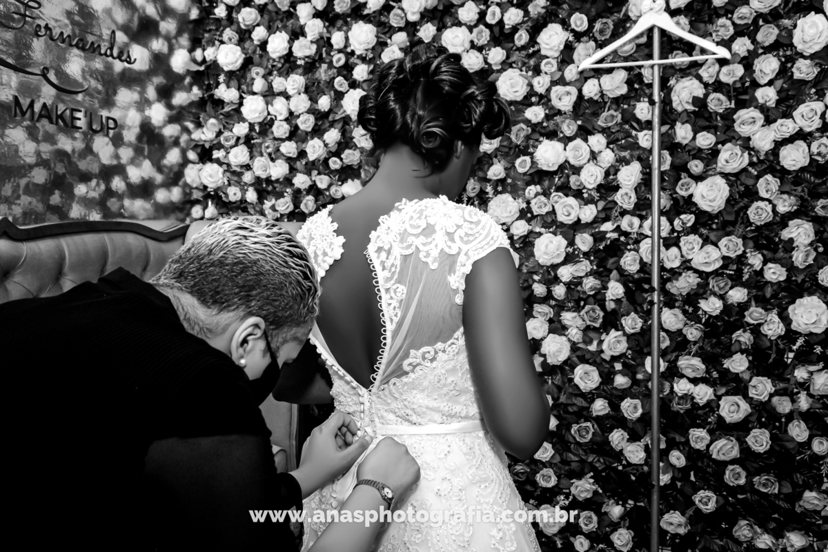 Cobertura Fotográfica de Making of Noiva na Thainá Fernandes Brook Makeup, fotógrafo de casamento, making of noiva