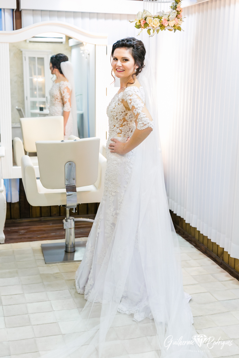 noiva antes do casamento, fotografo de casamento de Joinville Guilherme Rodrigues.