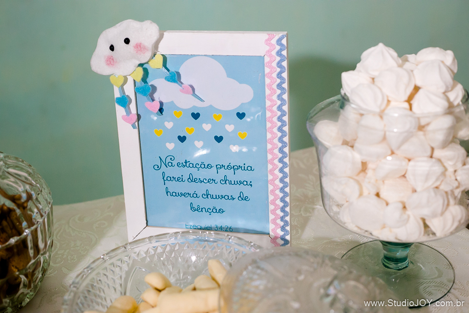 Aniversario Infantil Chuva de Bençãos da Manu - Micamania Festas