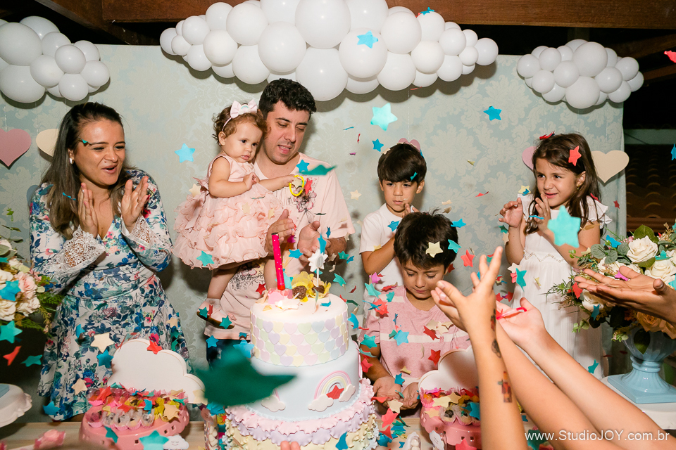 Aniversario Infantil Chuva de Bençãos da Manu - Micamania Festas