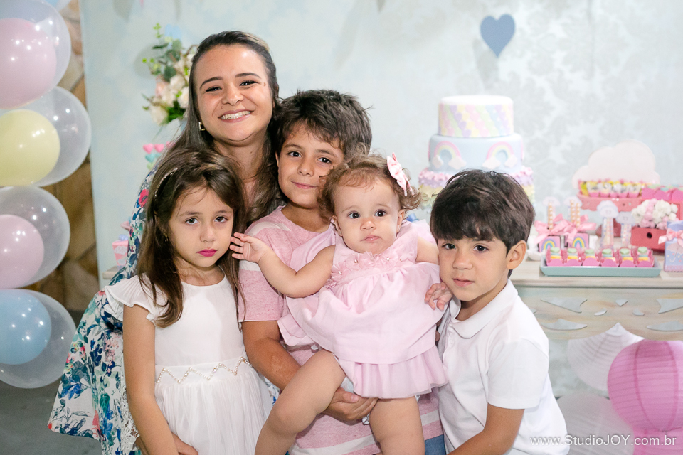 Aniversario Infantil Chuva de Bençãos da Manu - Micamania Festas