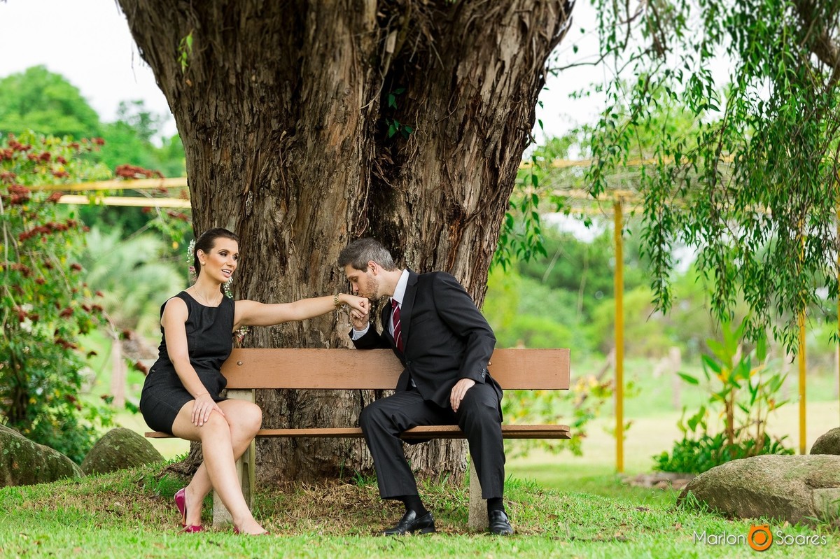 Ensaio préwedding no jardim botanico