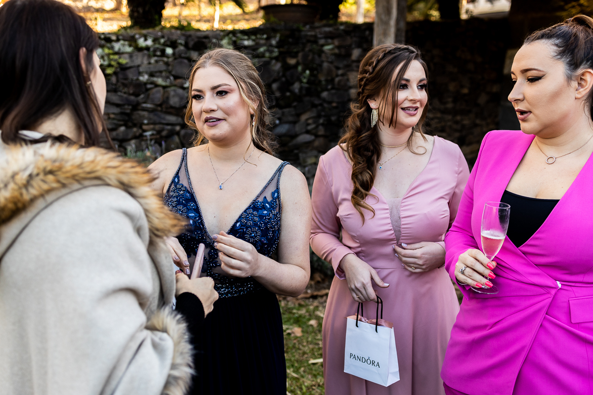recepção das amigas