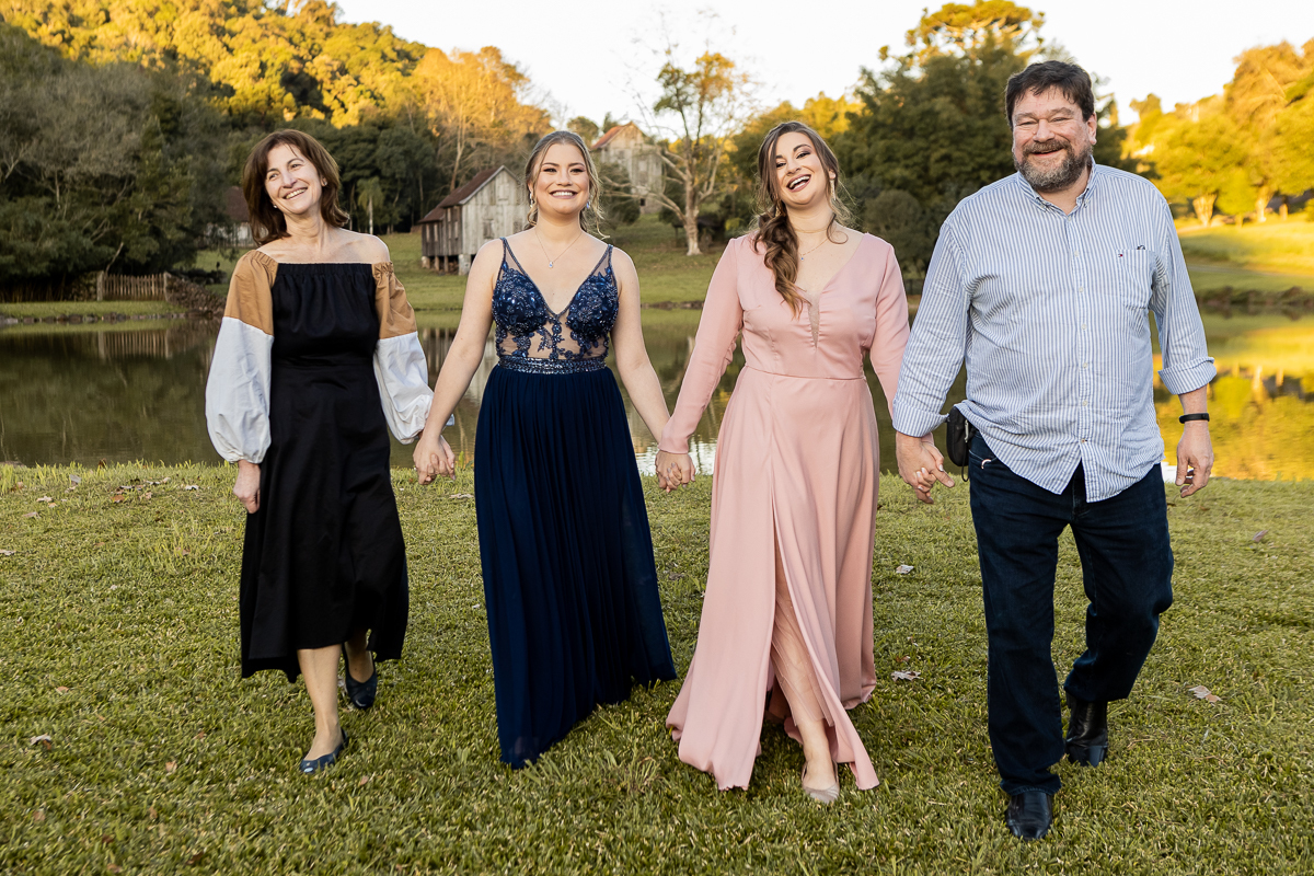 Familia junta e unida