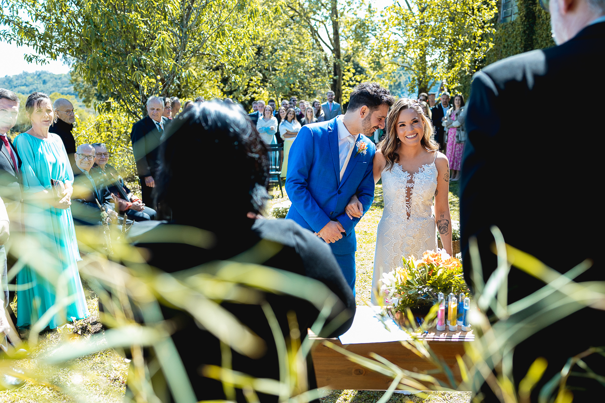 Cerimonia externa de casamento
