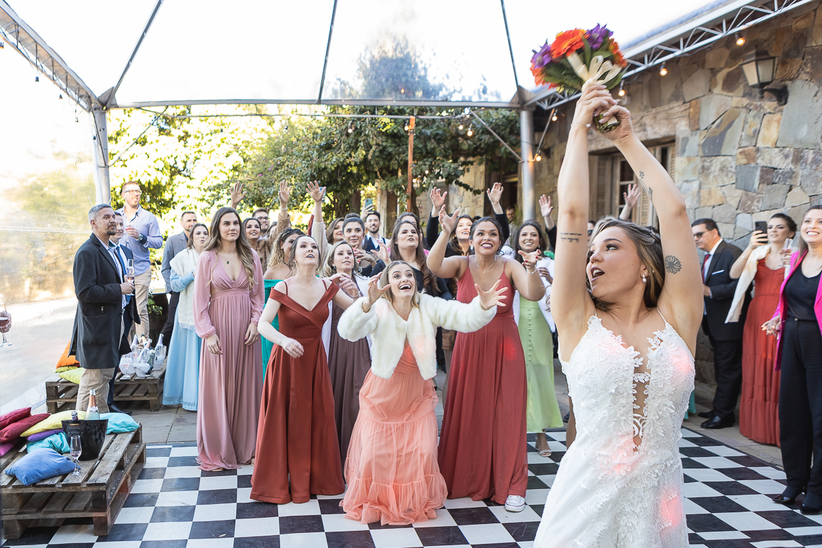 Hora de jogar o buque