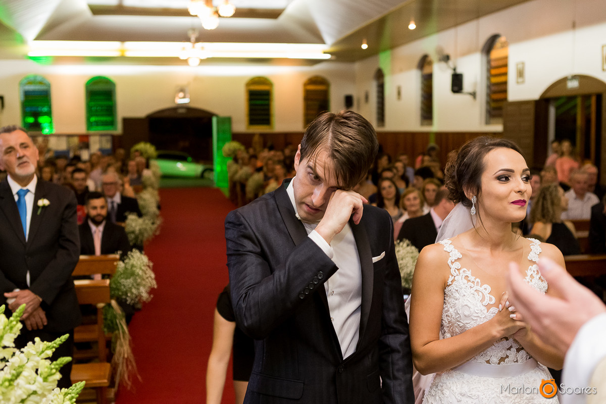 Uma lagrima do noivo