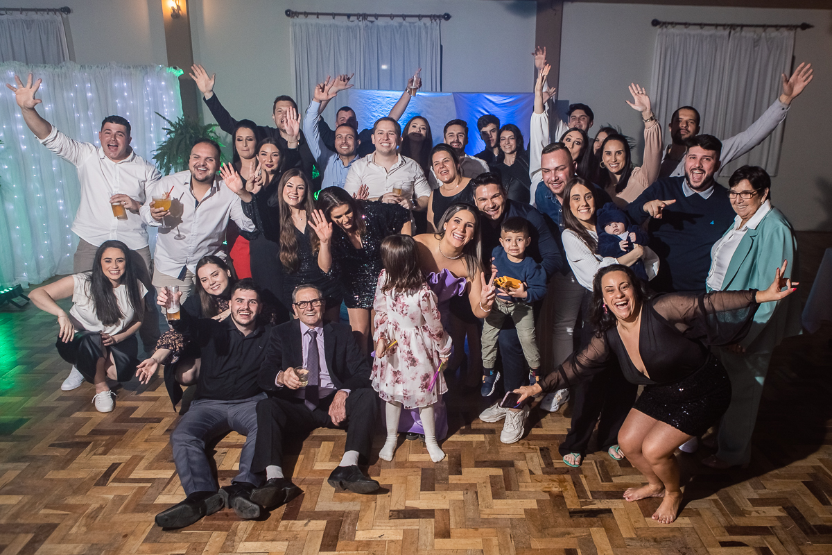 Toda galera da festa