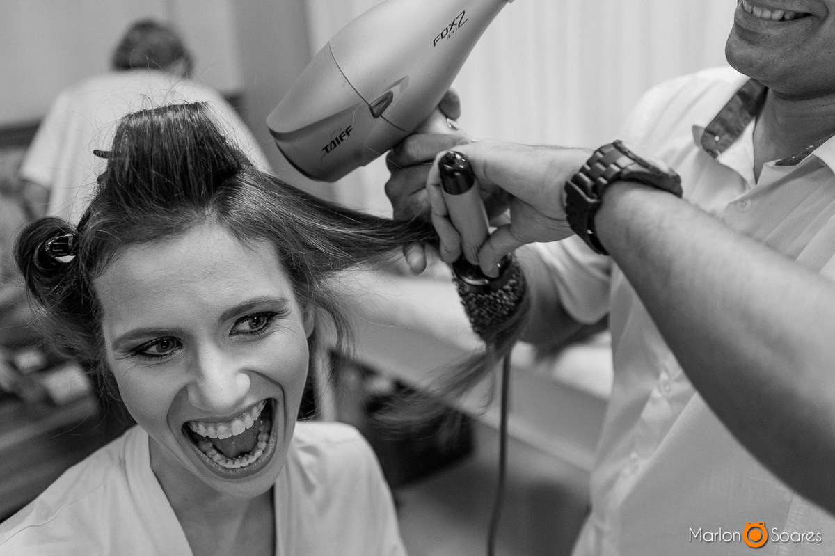 Que gargalhada gostosa da noiva