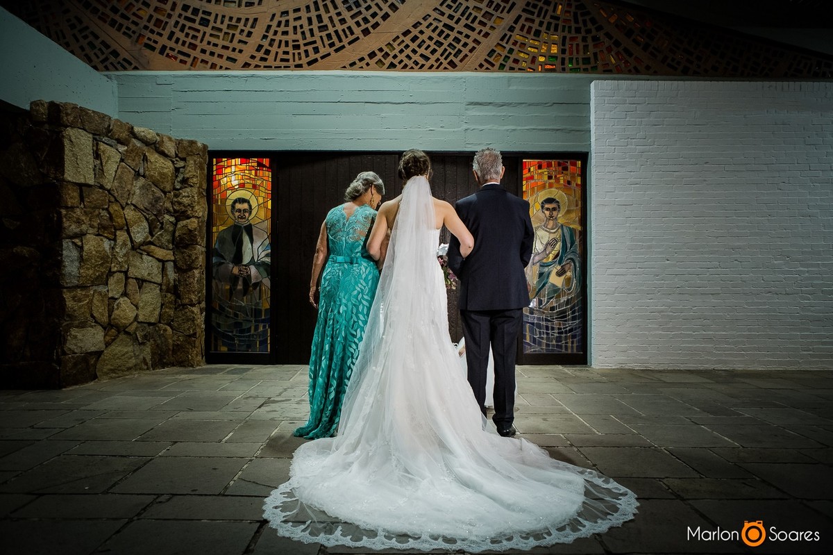 Momentos de tensão da noiva