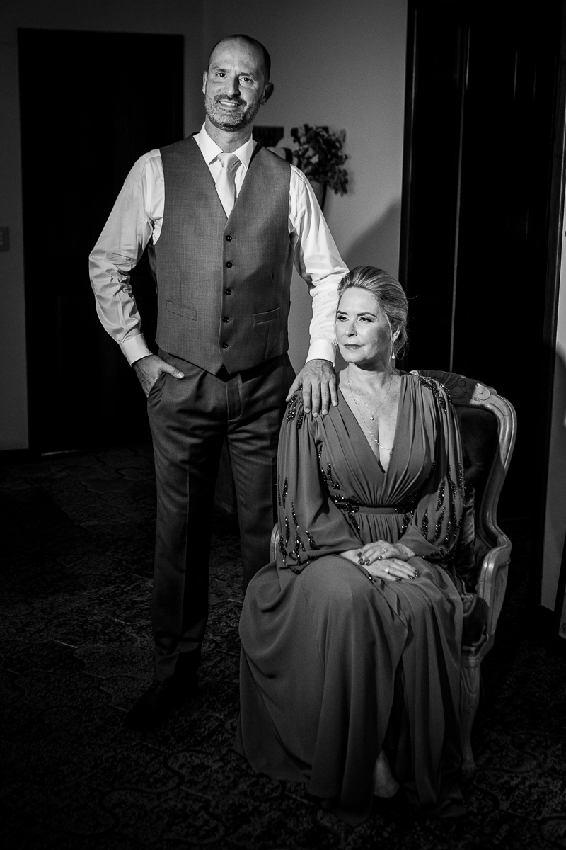 O retrato com a mãe nunca pode faltar