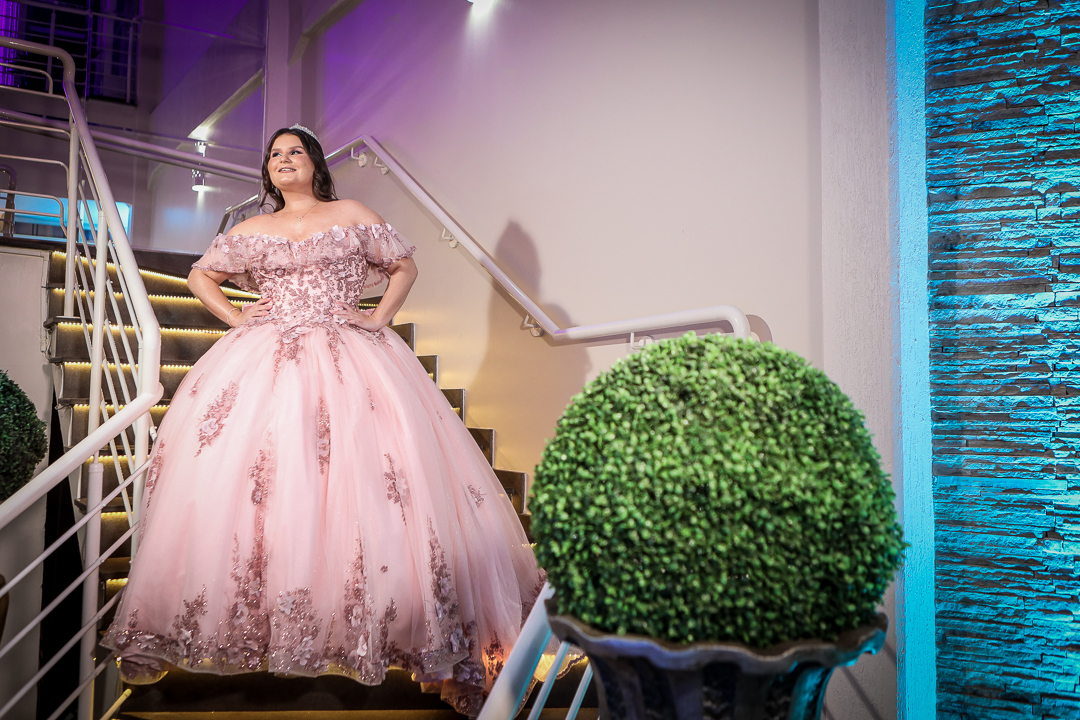 Um belo ensaio fotografico de debutante