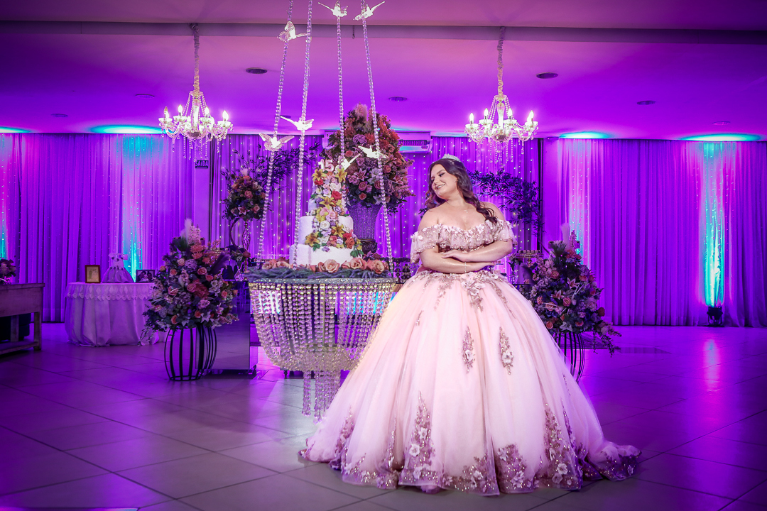 A debutante dando show