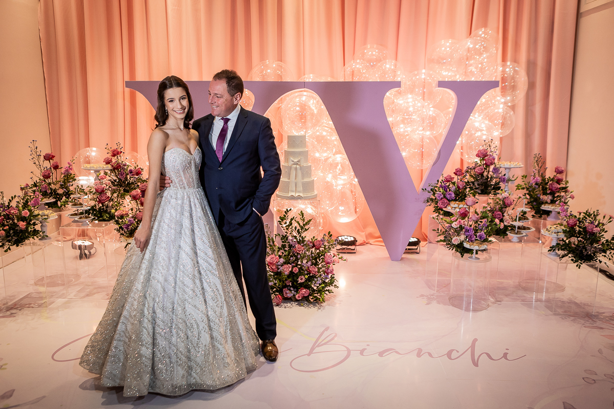 Meu pai amado na festa dfe 15 anos