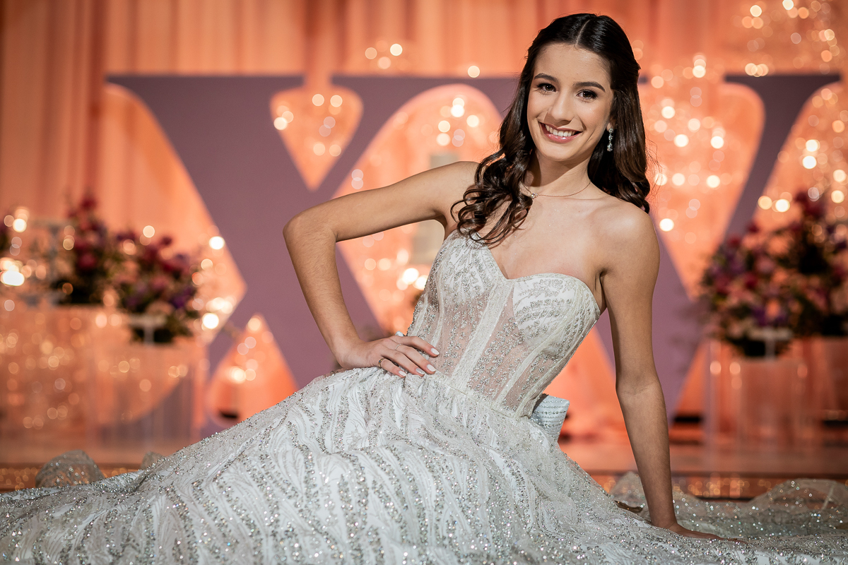 lindo retrato de 15 anos