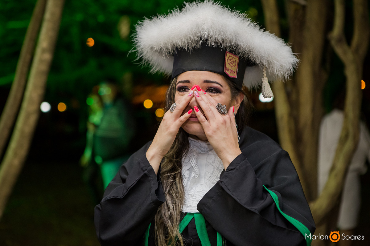 Muita emoção na formatura