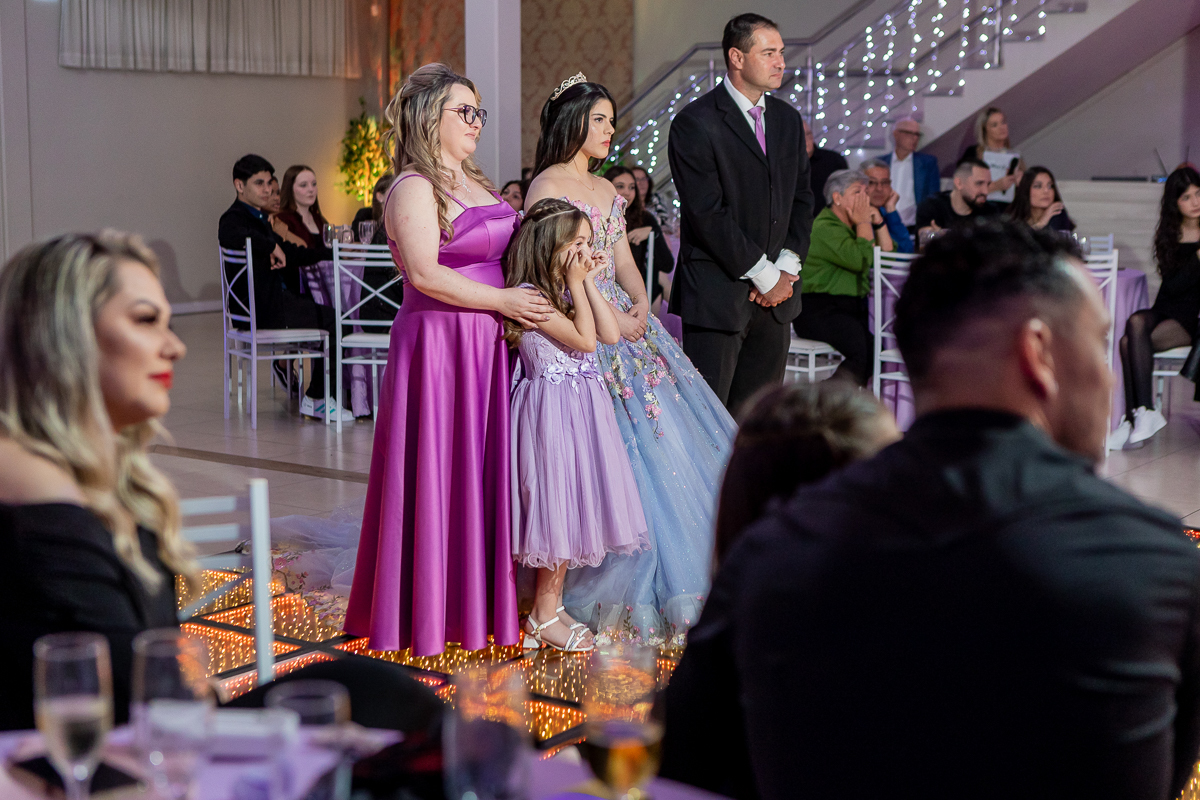 Muita emoção na minha festa de 15 anos