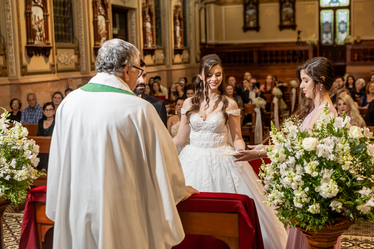 Entrega das alianças