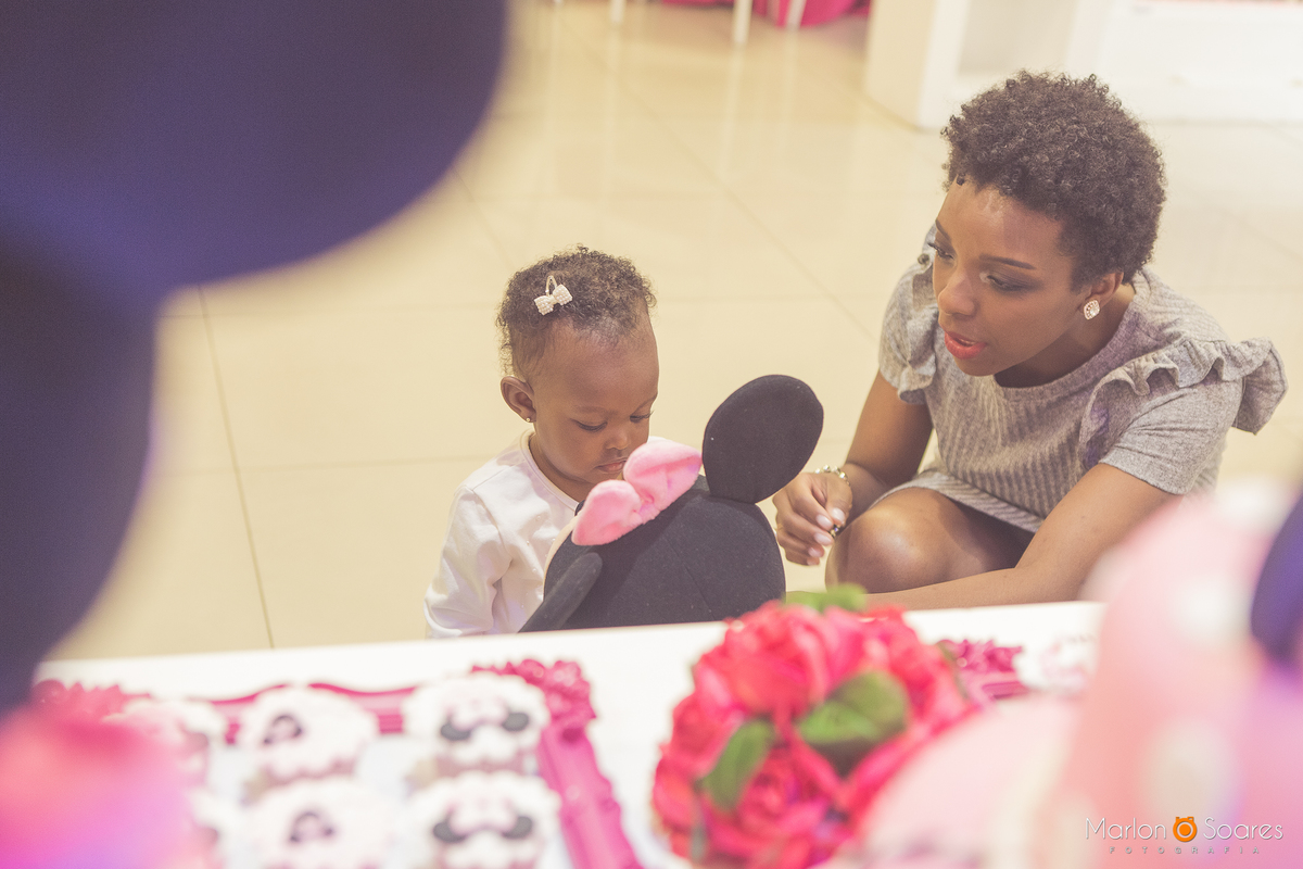 Mamãe sempre atenta