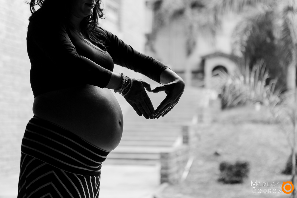 silhueta barriga grávida
