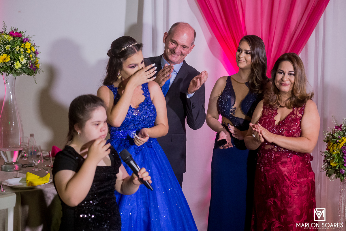 Emoção nos 15 anos