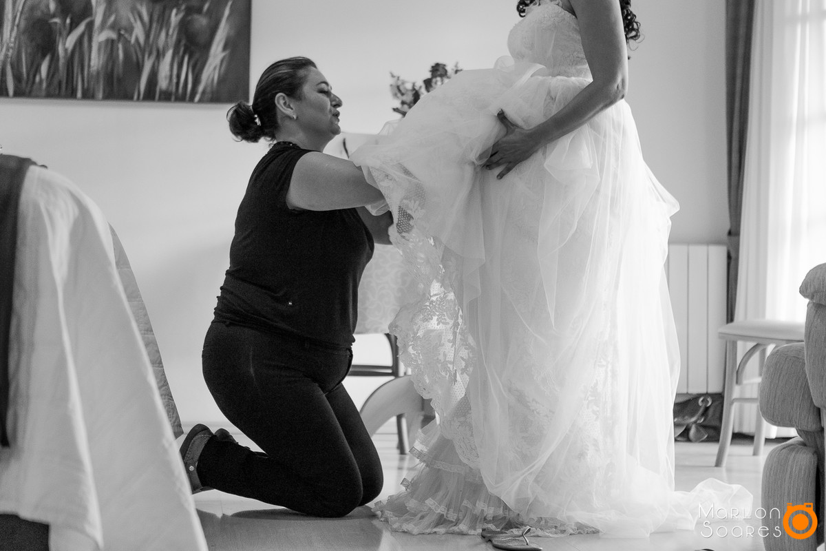 Arrumando a noiva