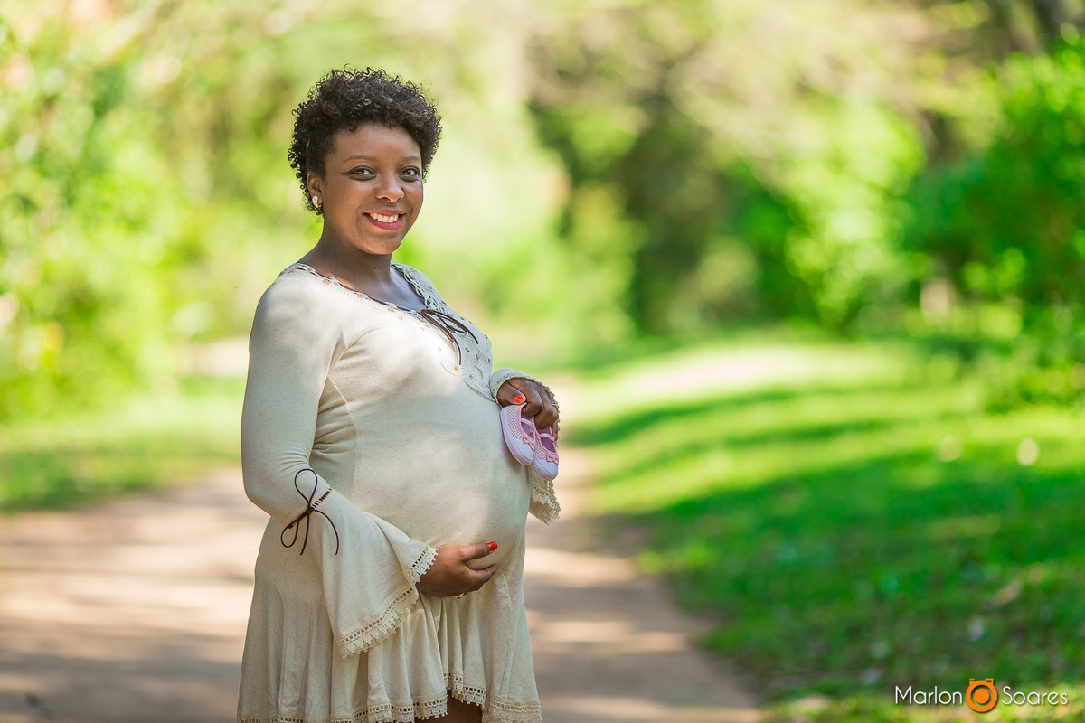 Ensaio gestante no Jardim Botânico em Porto Alegre