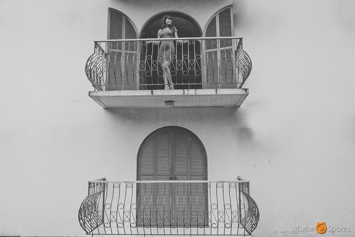 Foto preto e branco também pode