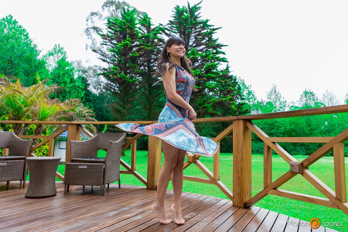 Vestido em movimento