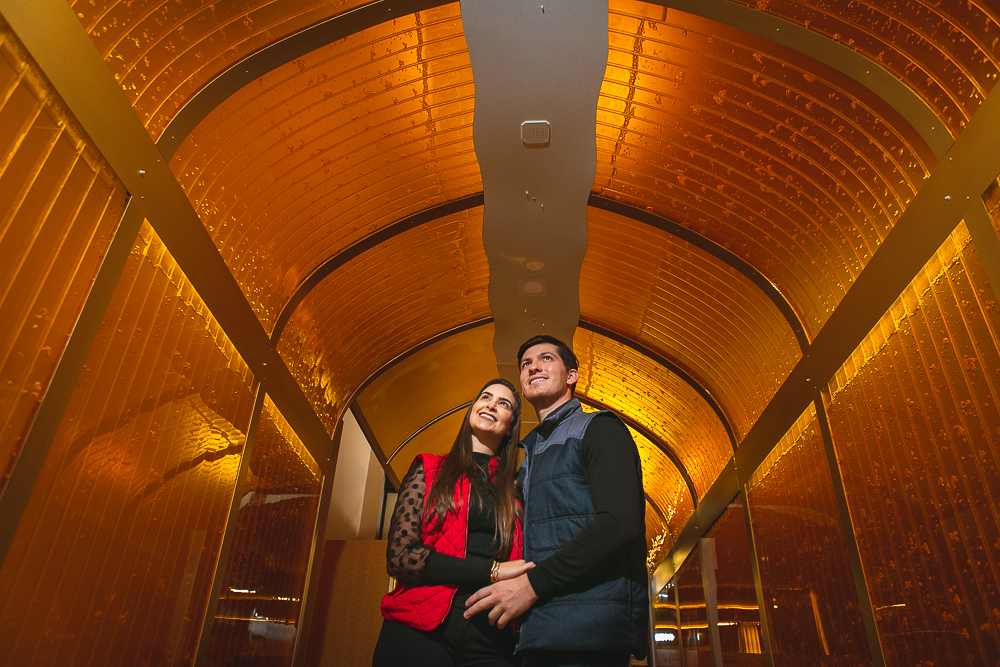 fotos no tunel de bolhas em gramado