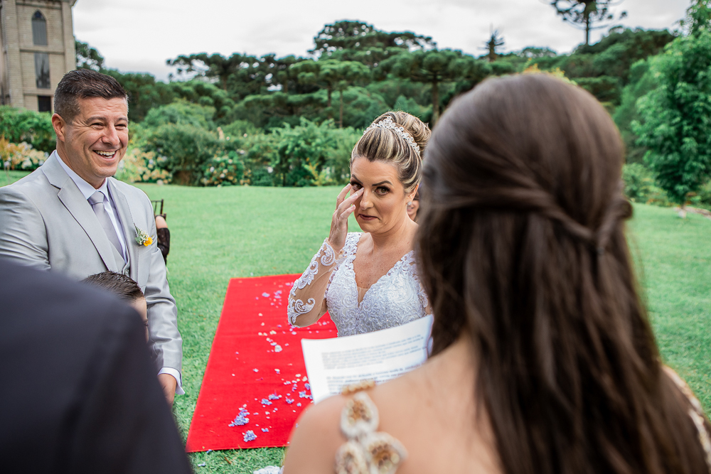 lágrimas de felicidade são sempre bem vindas