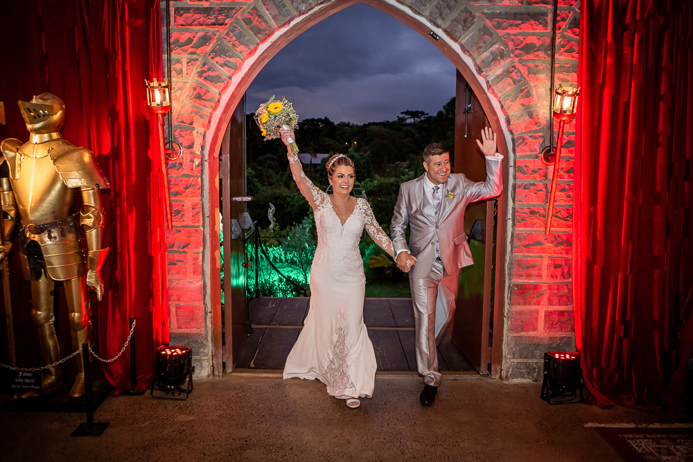 Nossa entrada na festa de casamento
