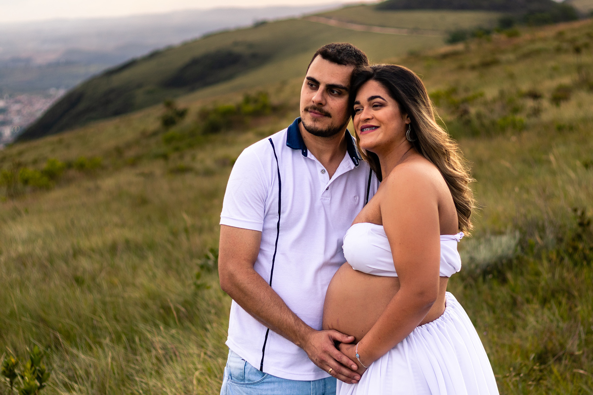 Ensaio Gestante na natureza em Ouro Branco MG