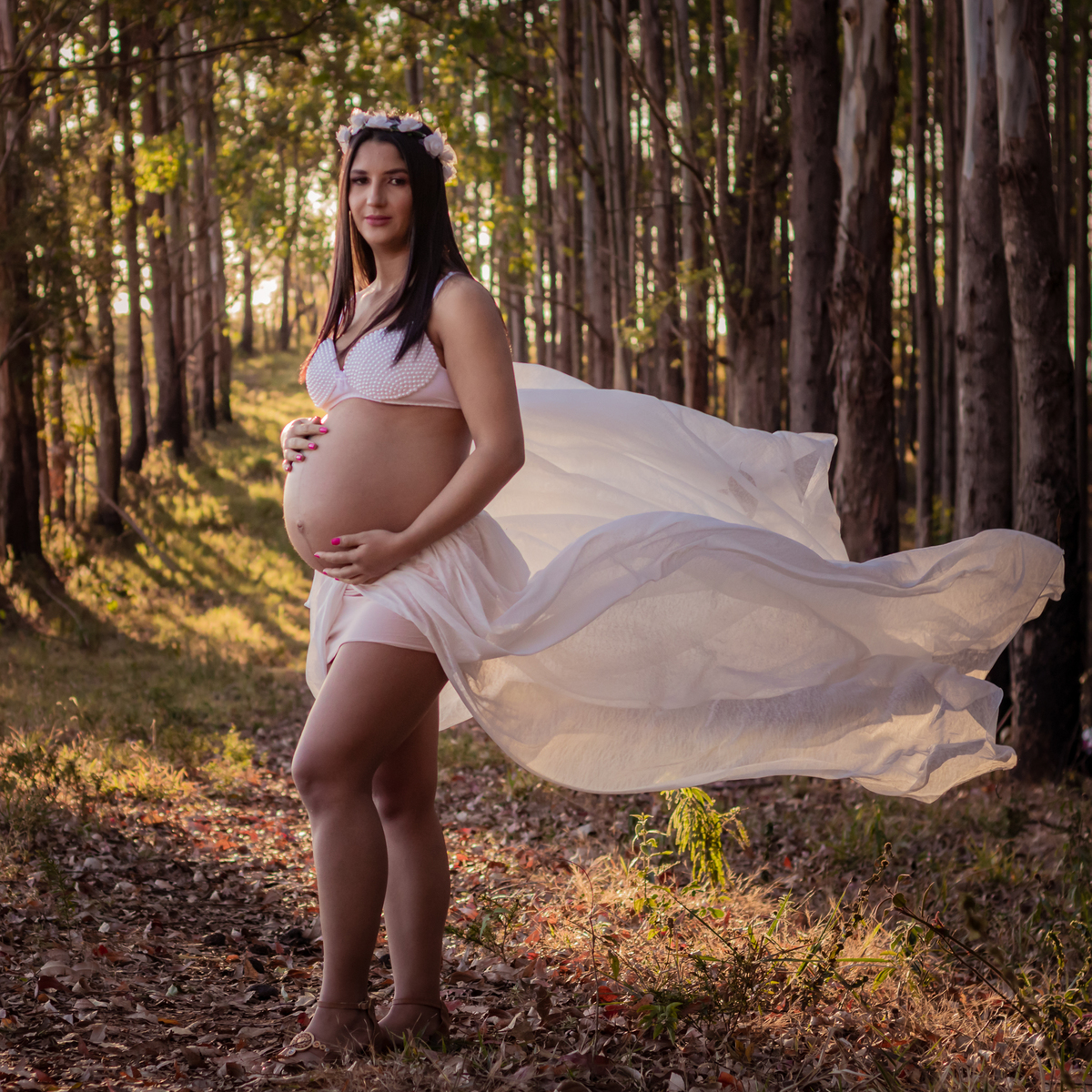 Ensaio externo com técidos