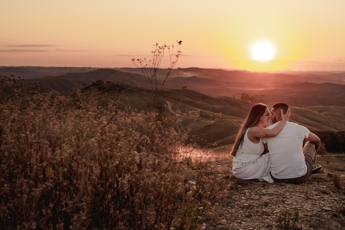 Por do sol em Tiradentes.